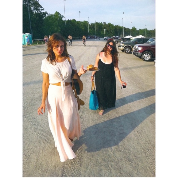 💕Aryn K. Ballerina Pink High-Waisted Maxi Skirt, size small, circa 2011💕 - Picture 10 of 16